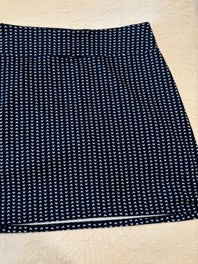 NWOT Seg'ments Luxe Skort - Navy Blue & White Athletic Tennis Golf